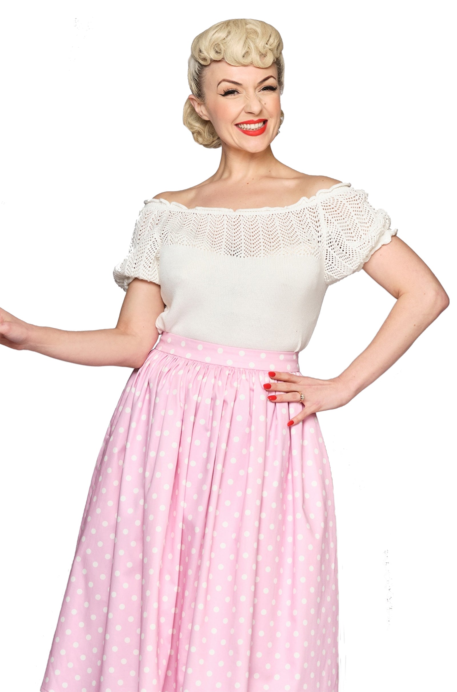 Collectif_PAULA_KNITTED_Vintage_Kurzarm_Carmen_Ruffle_STRICK_TOP_Oberteil_-_Cream-2AQ9sk9OgaR6Zy