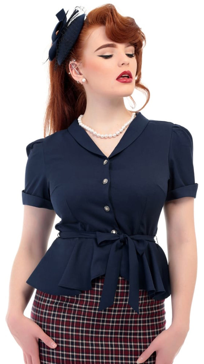 Collectif_PHOEBE_Vintage_PEPLUM_BLOUSE_V-Neck_Kragen_BLUSE_Oberteil-1L37CwKi4Vzbcj