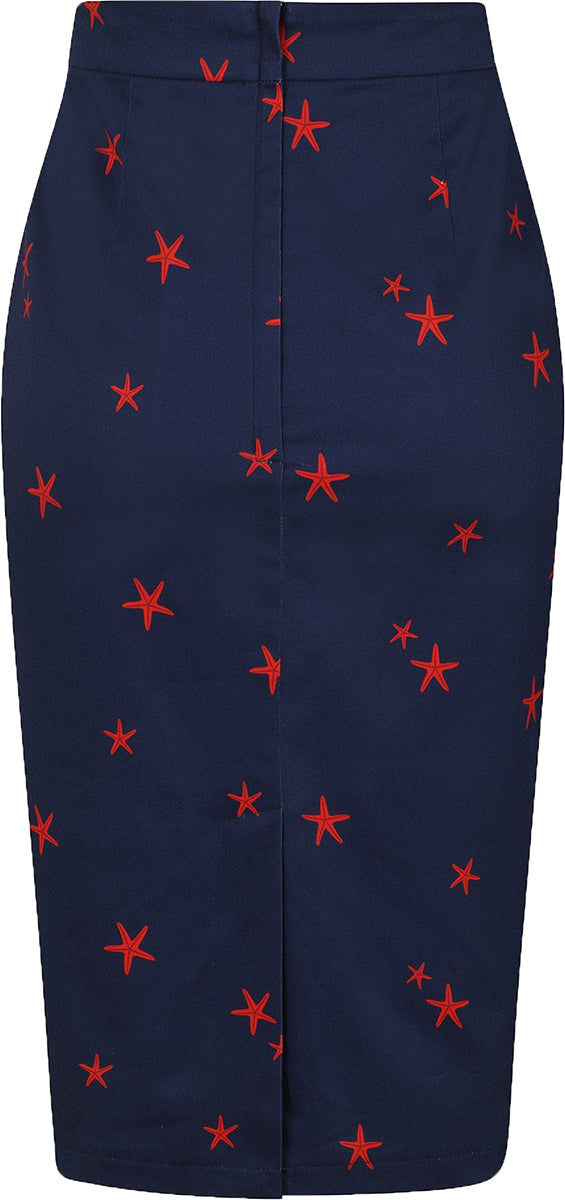 Collectif_POLLY_STARFISH_Vintage_SEESTERN_Nautical_PENCIL_Skirt_ROCK-3