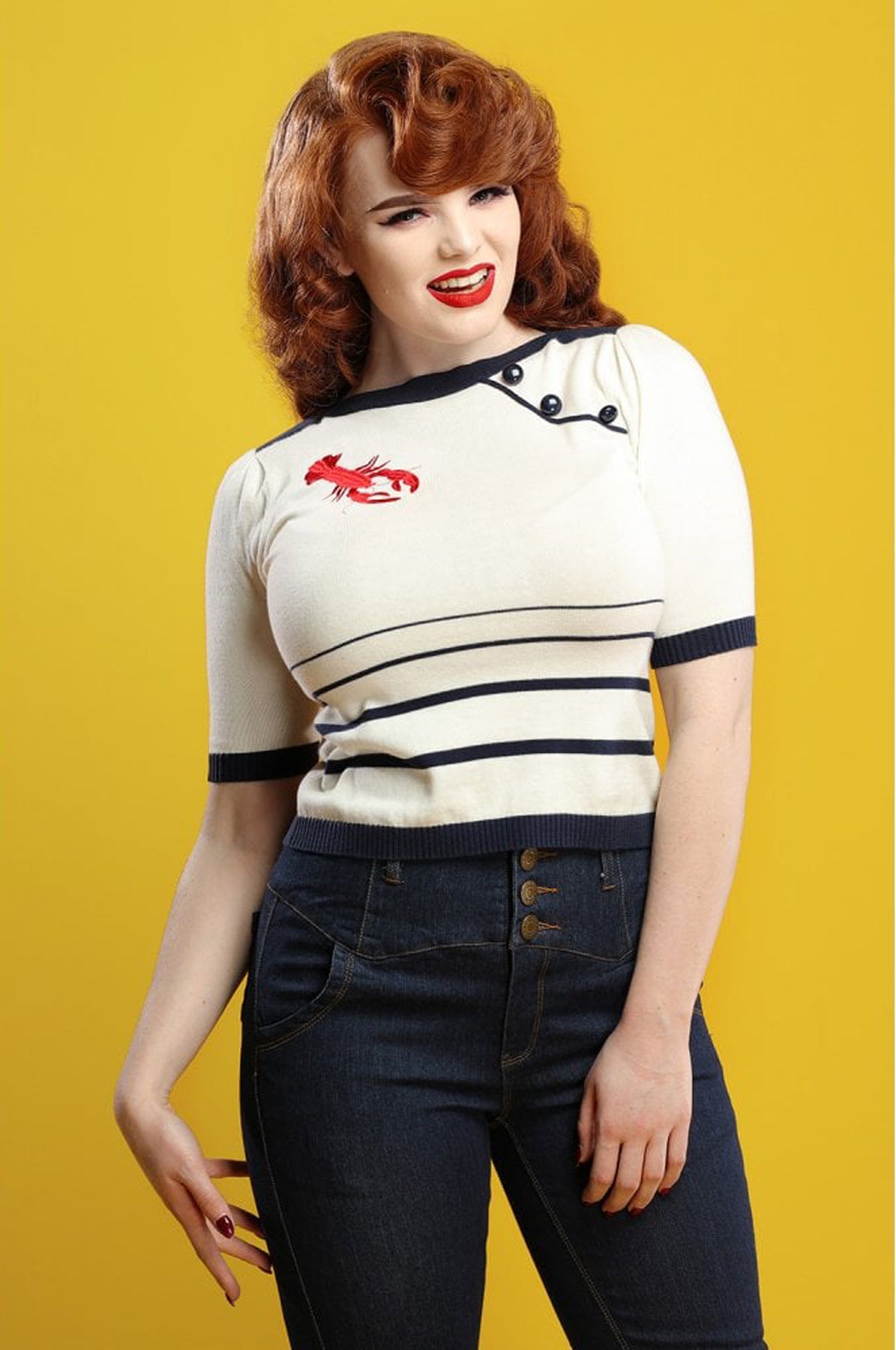 Collectif_REBEL_KATE_Vintage_HIGH_WAISTED_Slim_Fit_Denim_JEANS_Hose_Blau_killer_kirsche_3
