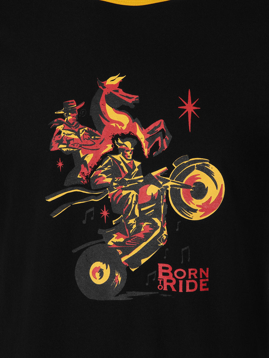 Collectif_RINGER_BORN_TO_RIDE_Rundhals_MOTIV_Herren_Kurzarm_SHIRT_Schwarz-4