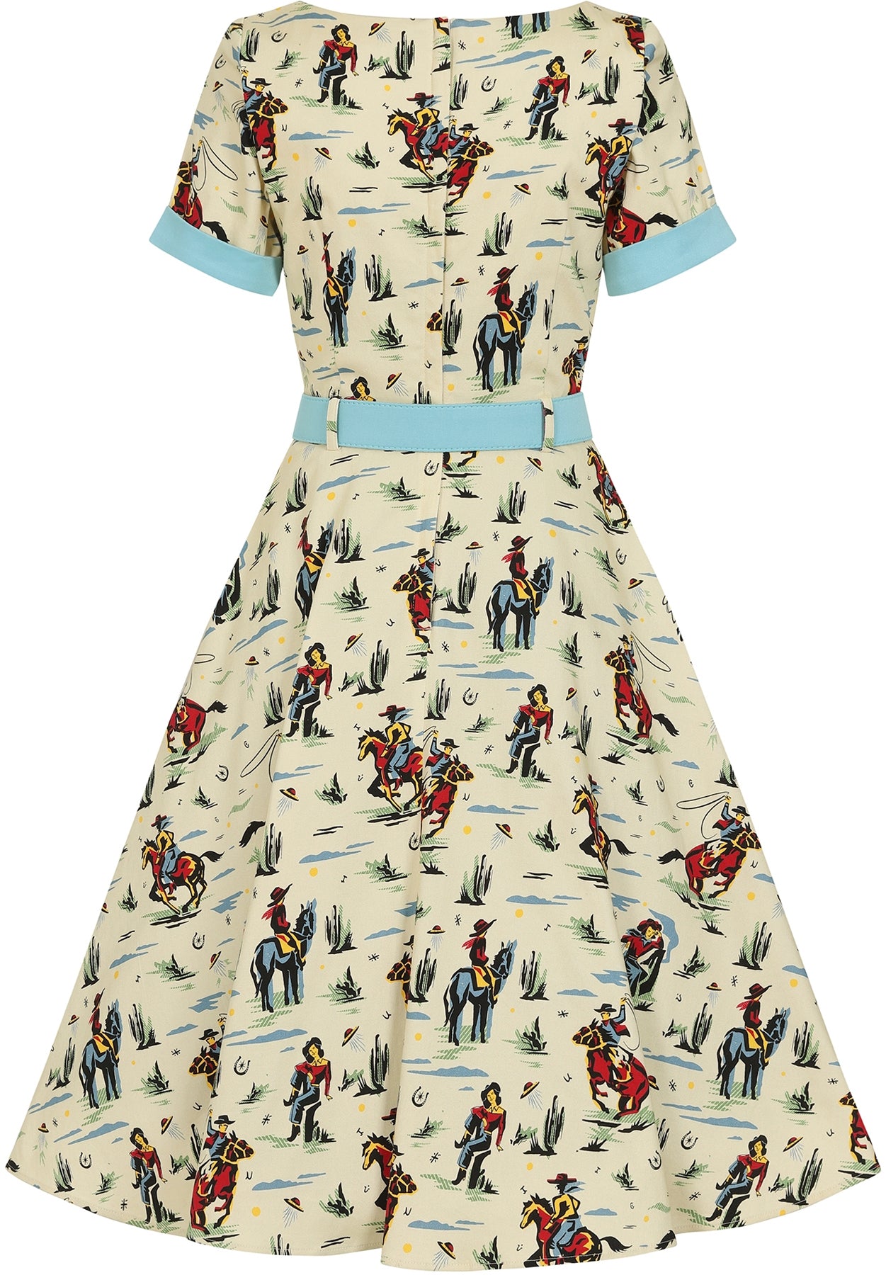 Collectif_ROBERTA_RODEO_DANCER_Vintage_Cowboy_Kurzarm_SWING_DRESS_Kleid_killer_kirsche_6