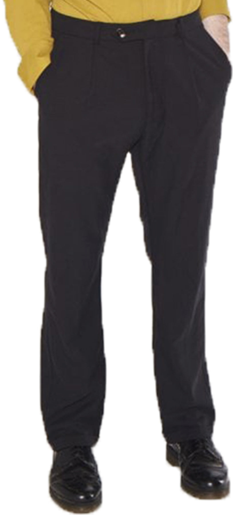 Collectif_ROBERT_Vintage_SLIM_FIT_Bundfalte_Trousers_RETRO_HOSE_Schwarz_killer_kirsche