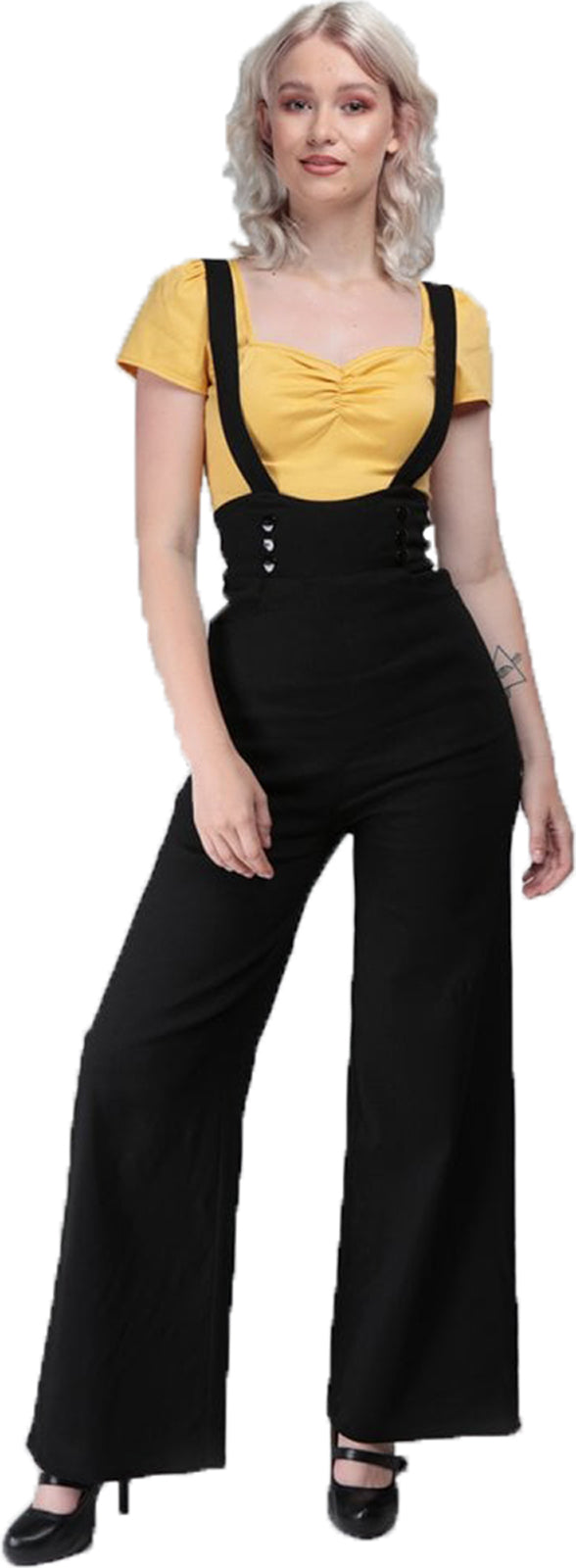 Collectif_RONNIE_Vintage_HIGH_WAISTED_Herz_Knoepfe_DUNGAREES_Marlene_Latzhose_killer_kirscheikslOnOkMNBqI