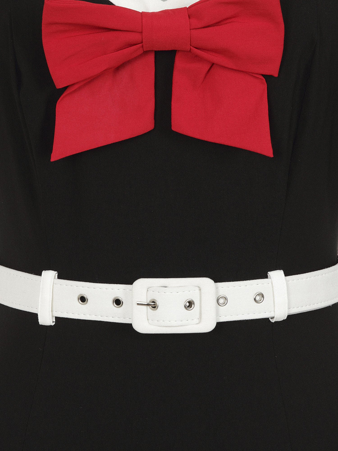 Collectif_SADIE_Retro_BIG_BOW_50s_Halbarm_Bleistiftkleid_PENCIL_DRESS_Schwarz_killer_kirsche_6