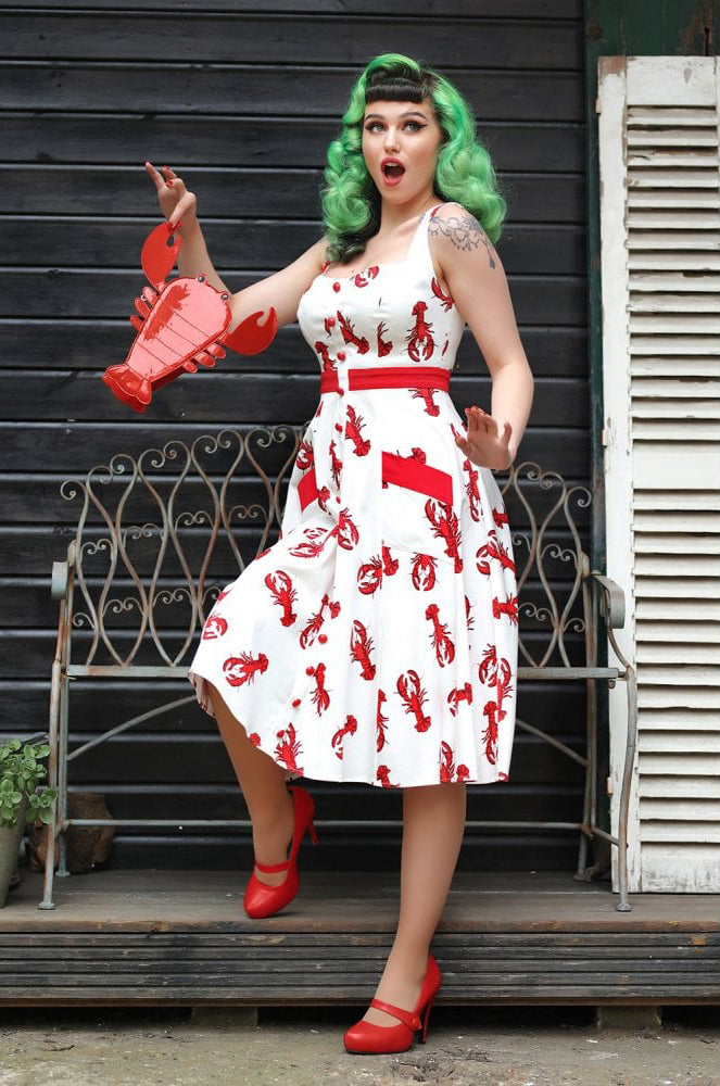 Collectif_SANDRIENE_Vintage_LOBSTER_Nautical_Swing_Dress_KLEID_killer_kirsche_2