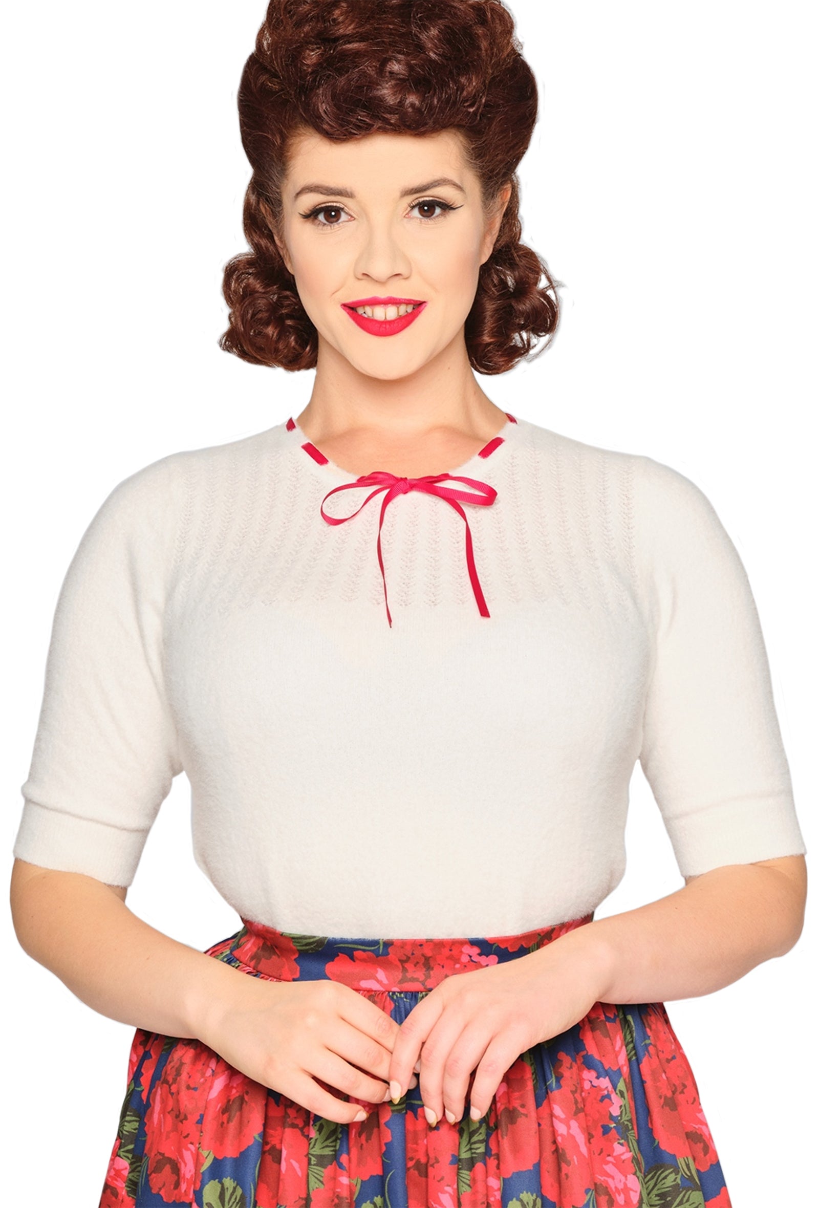 Collectif_SANDRINE_POINTELLE_Cosy_Soft_Halbarm_KNITTED_Strickshirt__Pullover_-_Weiss-44O36zHpAReCe2
