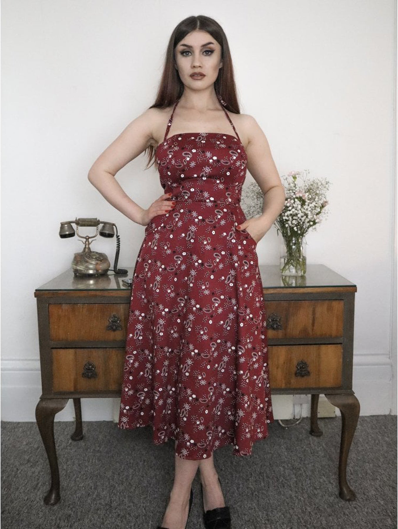 Collectif_SANDY_BANDANA_Vintage_FLORAL_PAISLEY_50s_SWING_DRESS_Kleid_killer_kirsche_2
