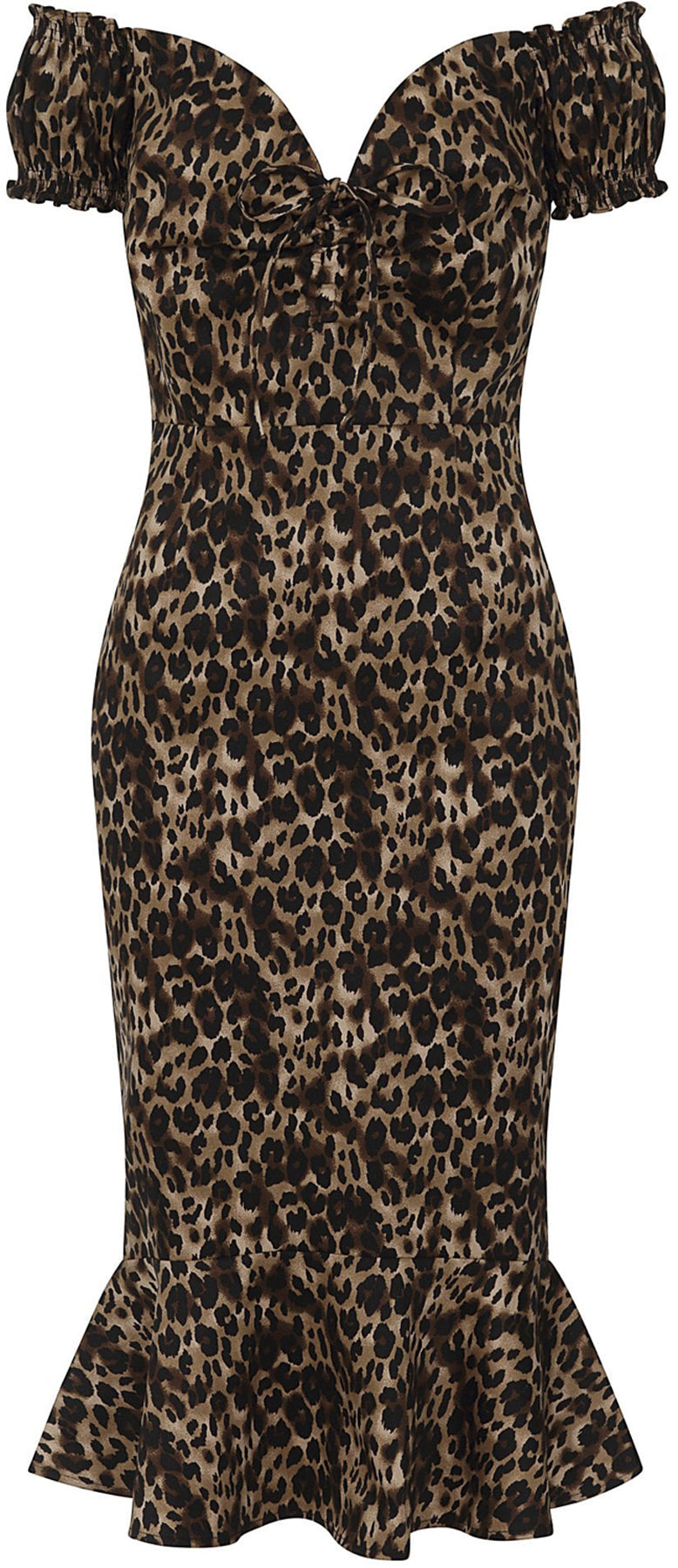 Collectif_SASHA_LEOPARD_Vintage_Pin_Up_50s_Pencil_FISHTAIL_DRESS_Bleistiftkleid_killer_kirschet9LdOOzm458CX