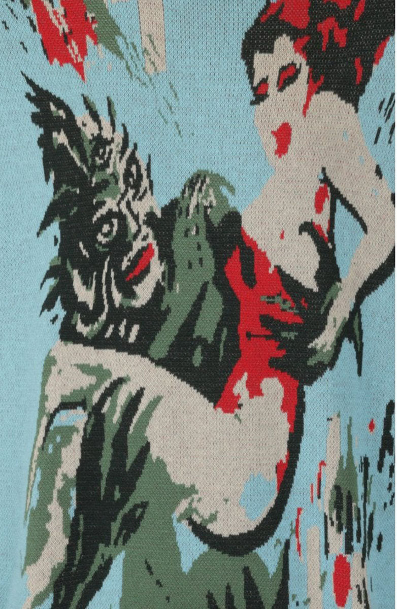 Collectif_SCOTT_CREATURE_Vintage_50s_Film_Poster_PRINT_Kurzarm_STRICK_SHIRT-4