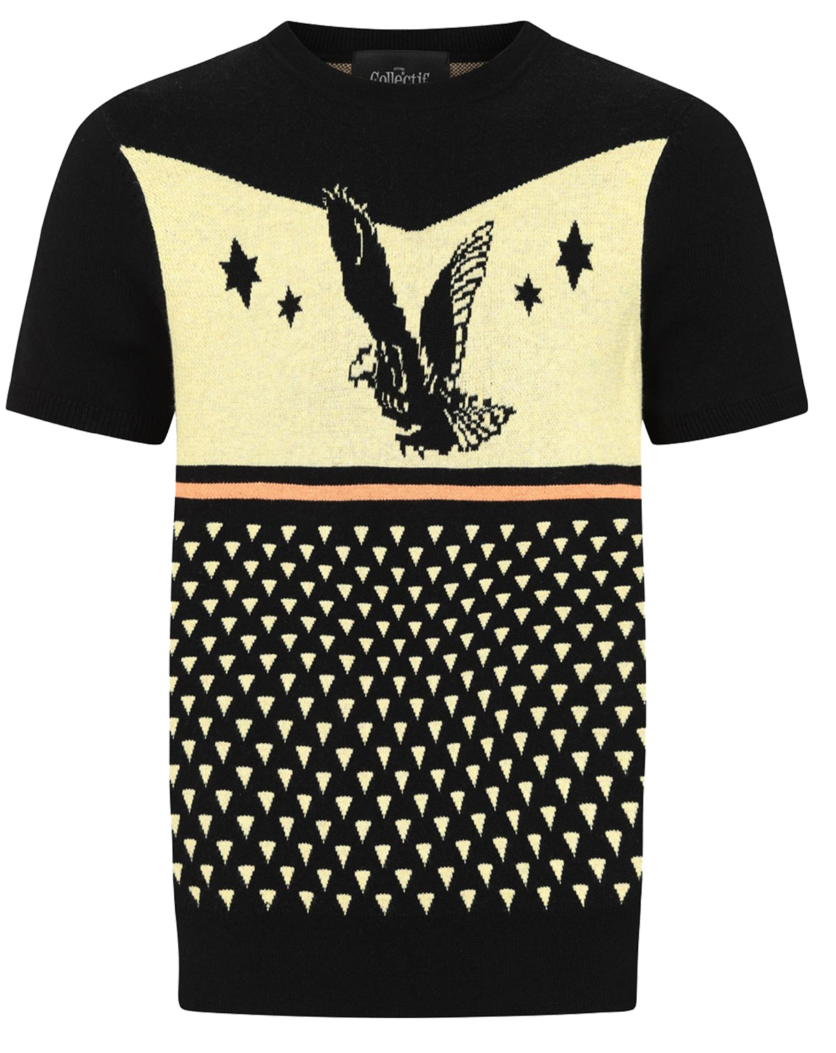 Collectif_SCOTT_EAGLE_Vintage_Adler_Retro_Knitted_Kurzarm_STRICK_SHIRT_Oberteil-1