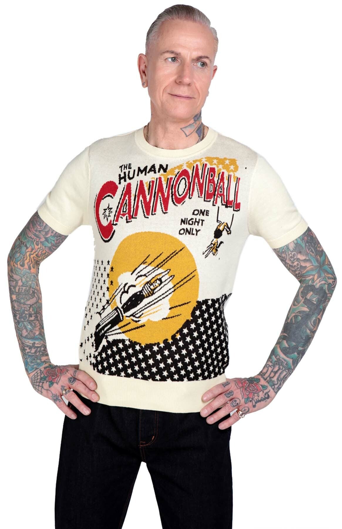 Collectif_SCOTT_Retro_CANNRNBALL_Knitted_Kurzarm_STRICKSHIRT_killer_kirsche_1