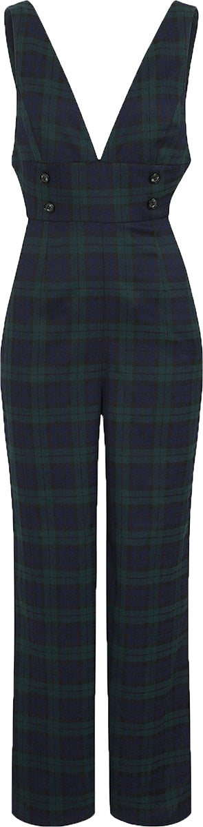 Collectif_SOPHI_Retro_BLACKWATCH_CHECK_Tartan_TRaeGER_Marlene_JUMPSUIT_Overall-2NYFJVSTgR9aSc