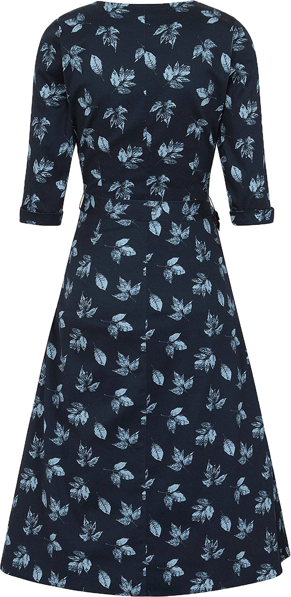 Collectif_SUSANNA_Vintage_FALL_LEAVES_50s_V-Neck_Button_SWING_DRESS_Kleid-2