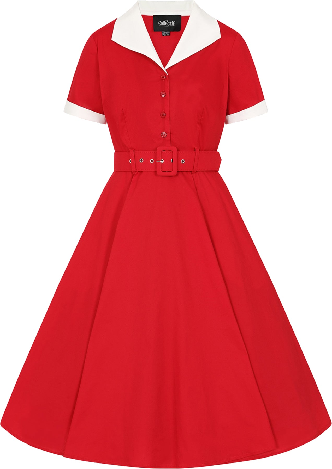 Collectif_TAYLOR_WITHE_RED_Vintage_KURZARM_Retro_SWING_DRESS_Kleid_killer_kirsche_3