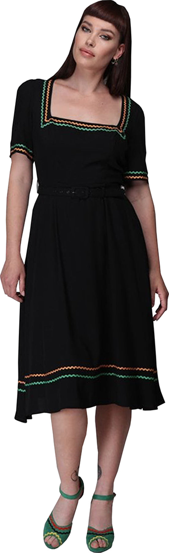 Collectif_TILDA_Vintage_Mexican_FOLKLORE_Kurzarm_SWING_DRESS_Kleid_Schwarz_killer_kirsche_schwarz9EjEvhDoZu9dJ