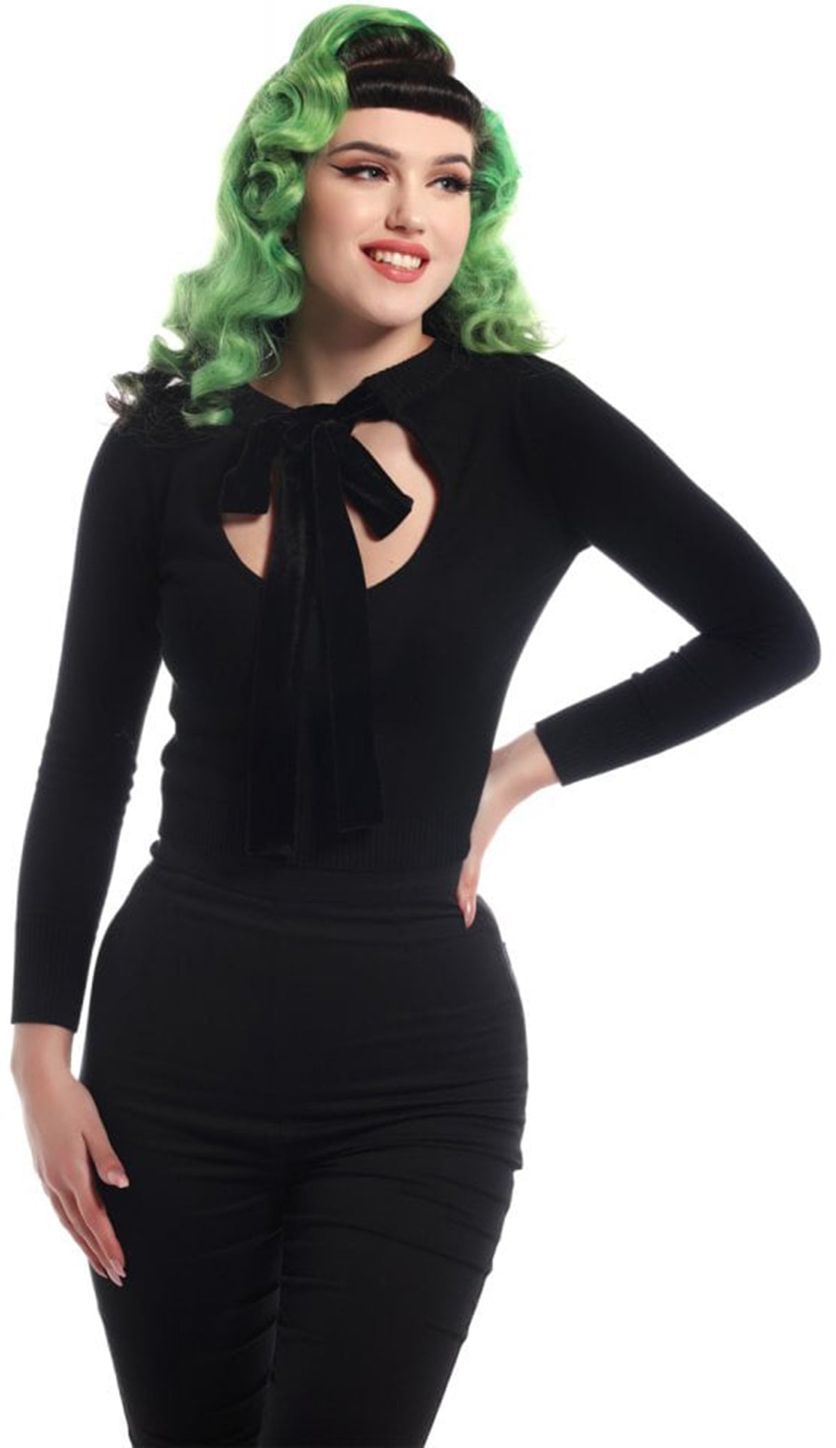 Collectif_TRACY_Vintage_VELVET_Cropped_Cut-Out_JUMPER_Pullover-1