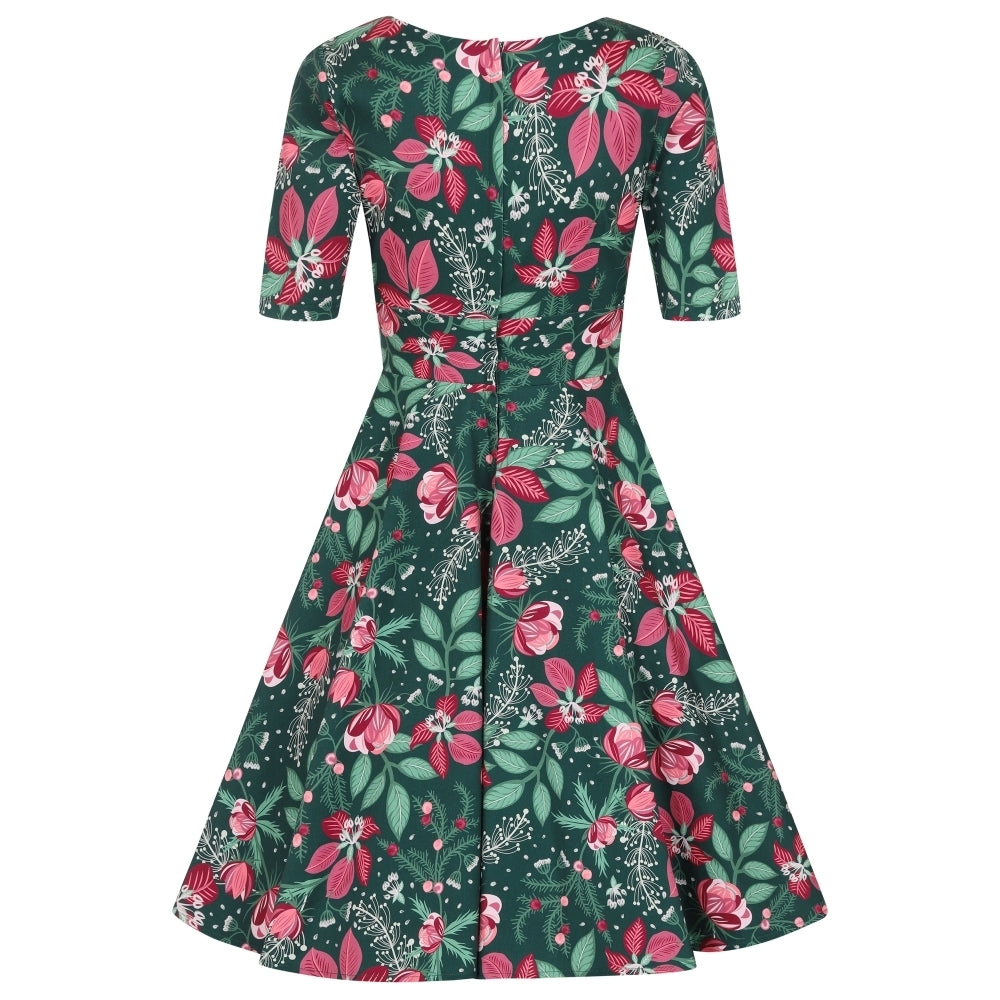 Collectif_TRIXIE_ESCAPIST_FLORAL_Blumen_Sweetheart_Vintage_SWING_DRESS_Kleid_killer_kirsche_4