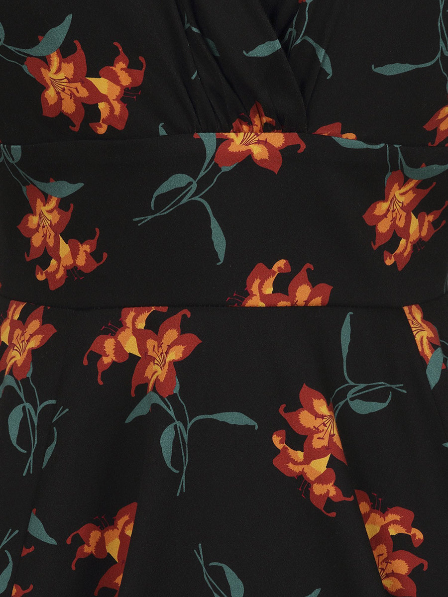 Collectif_TRIXIE_MIDNIGHT_LILY_Vintage_Floral_V-NECK_50s_SWING_DRESS_Kleid-4
