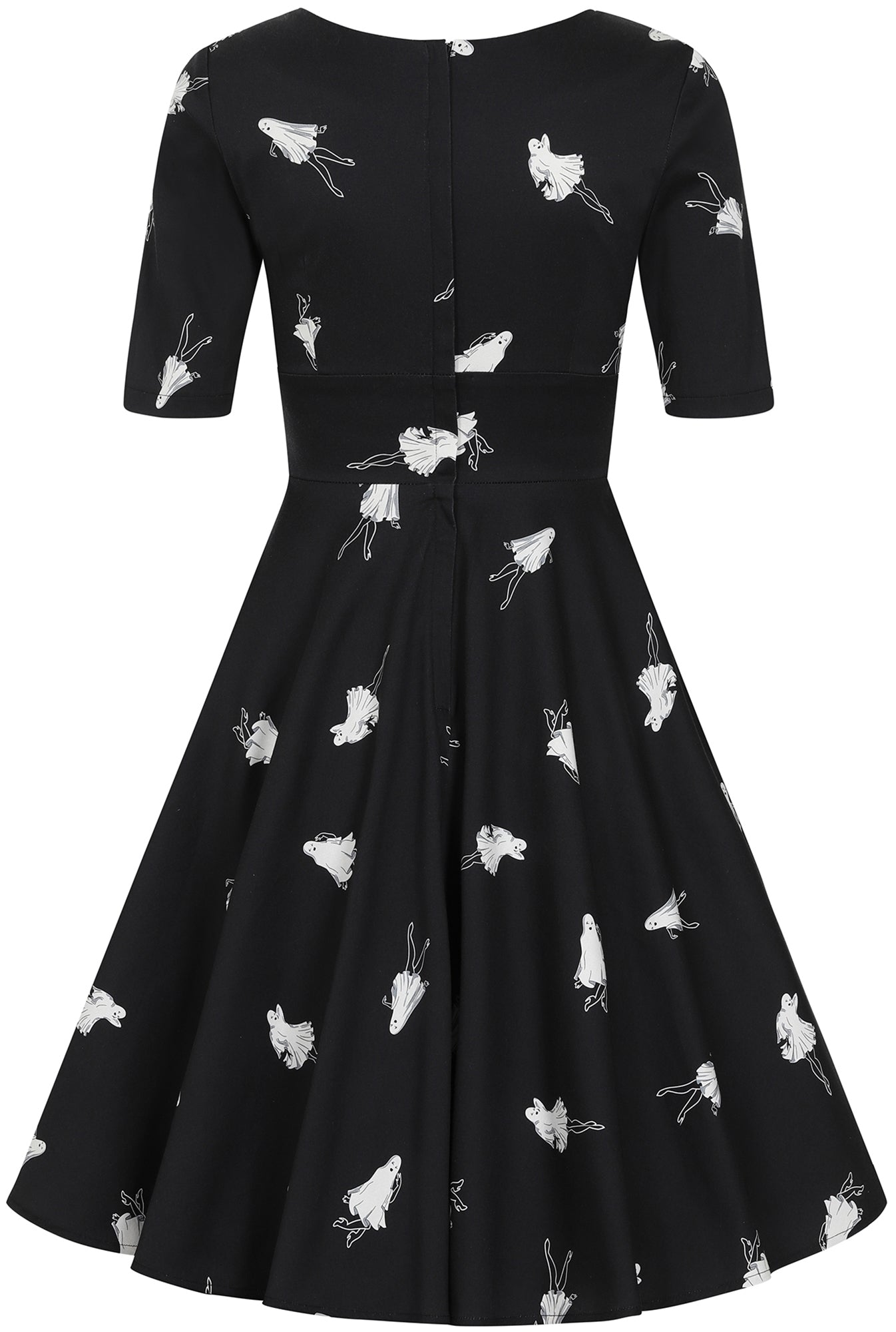 Collectif_TRIXIE_PINUP_GHOULS_Vintage_GEISTER_50s_V-NECK_SWING_DRESS_Kleid_killer_kirsche_5wn0hc8bQgS9uG