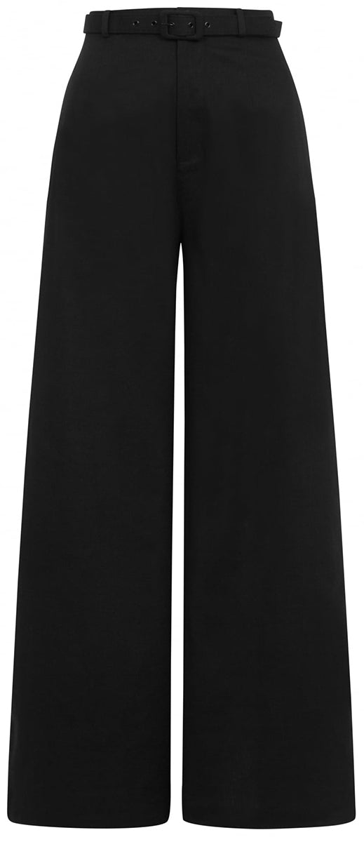 Collectif_VICKY_Vintage_Plain_Retro_High_Waisted_Marlene_HOSE_Trousers-22aQSvZGhRQwIr