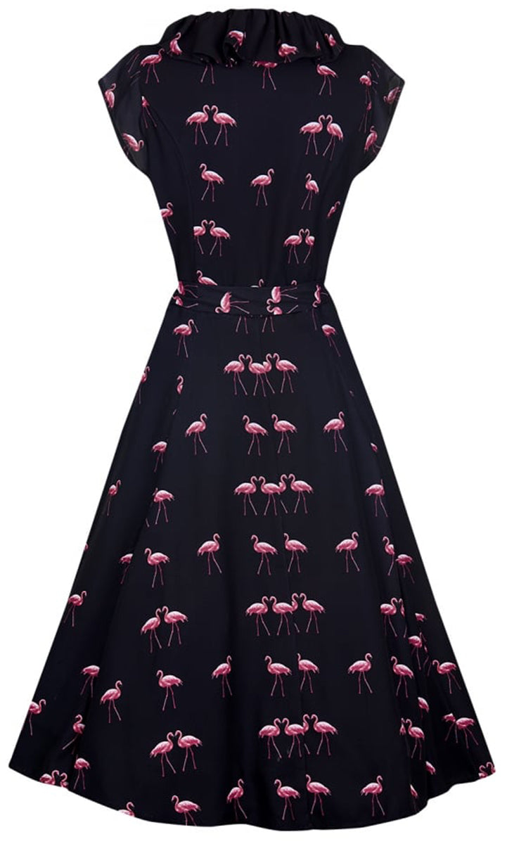 Collectif_VIOLET_Vintage_WINTER_FLAMINGO_Buttoned_Chiffon_Dress_KLEID-3BkTDWfQTuU0oB