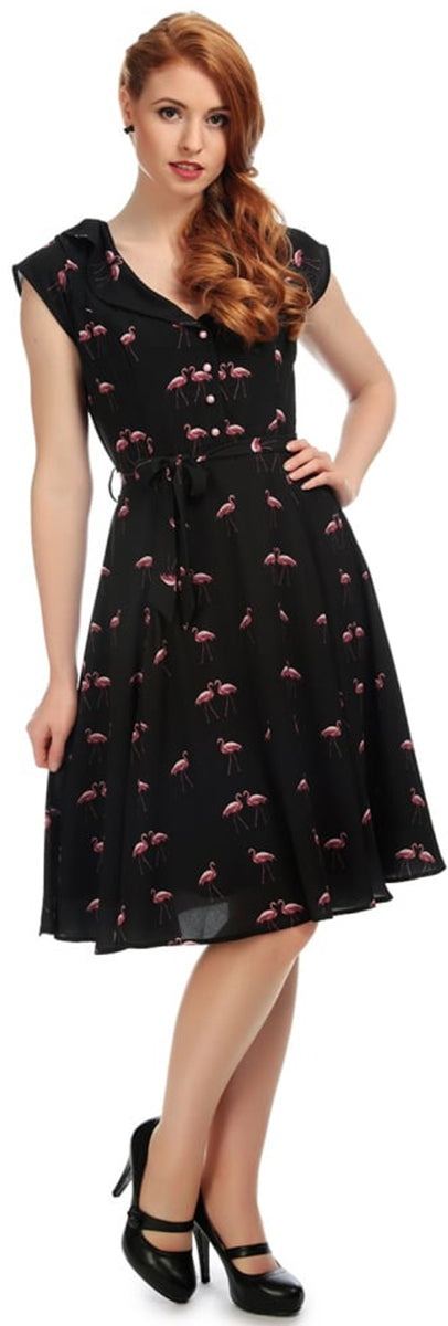 Collectif_VIOLET_Vintage_WINTER_FLAMINGO_Buttoned_Chiffon_Dress_KLEID-4hAwB5DlvZTBzq
