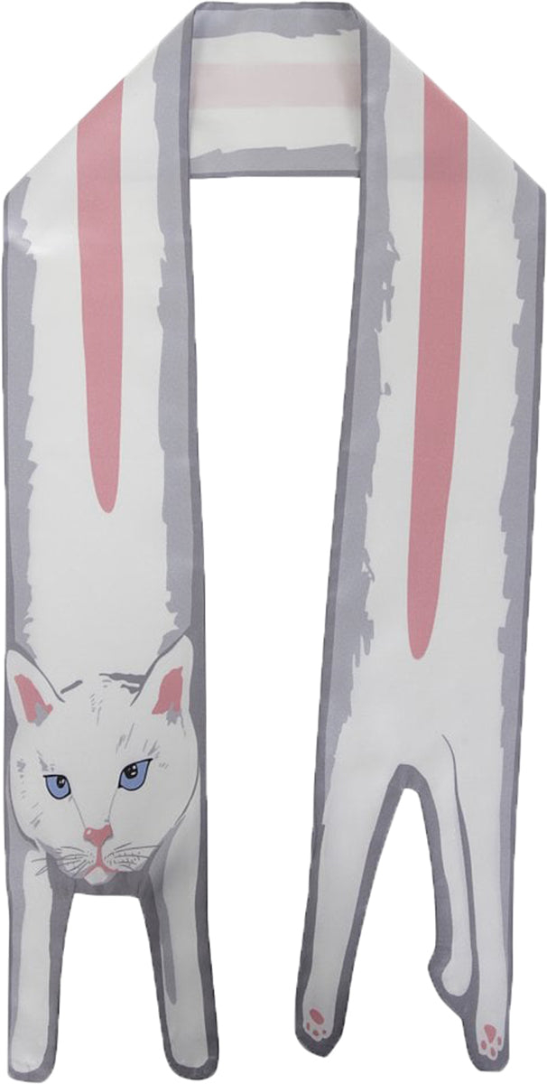 Collectif_WHITE_KITTY_Vintage_KATZE_Retro_Light_SCARF_Tuch_Schal-1