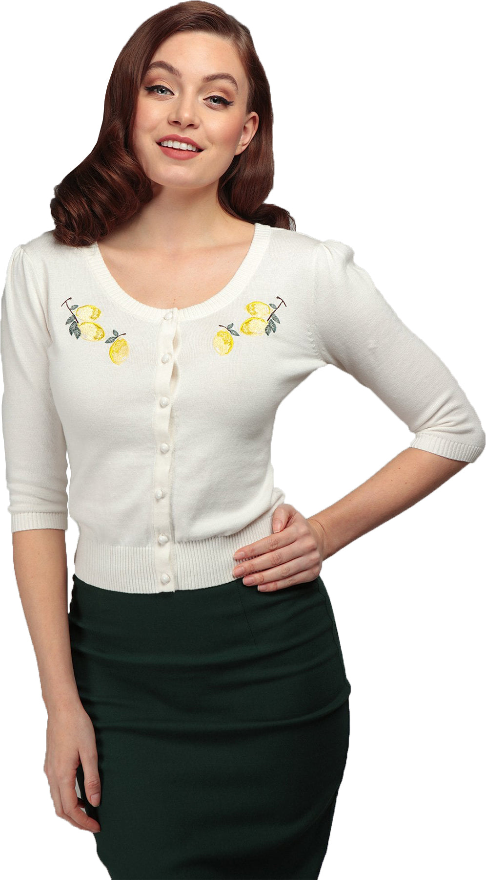 Collectif_x_Modcloth_SIMI_LEMONS_Zitronen_Stickerei_Retro_CARDIGAN_Strickjacke_Killer_Kirsche-1