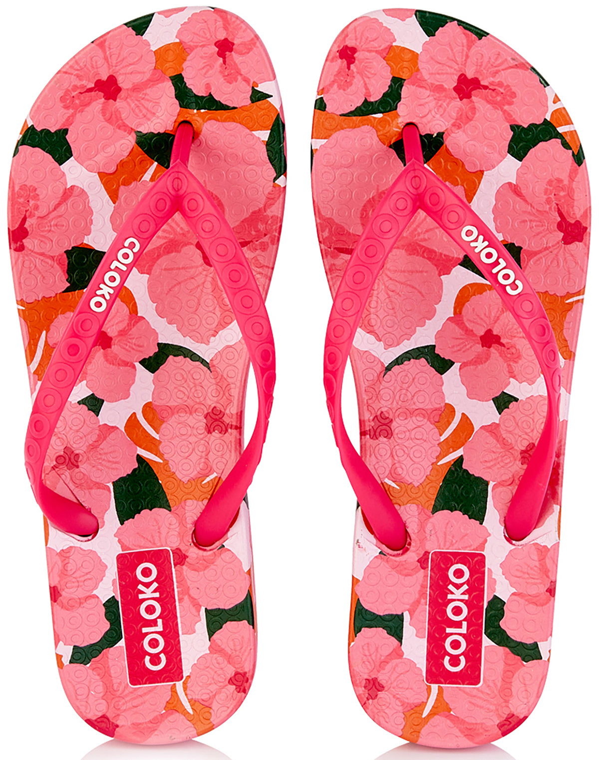 Coloko_HIBISCUS_Flip_Flops_TROPICAL_Blumen_Badeschuhe_ZEHENTRENNER-2