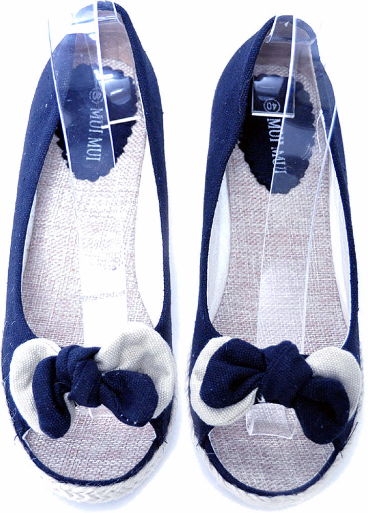 Cute_DOUBLE_BOW_Schleifen_CANVAS_Peep_Toe_WEDGES_-_Blau2Z2TGCFtY647P1