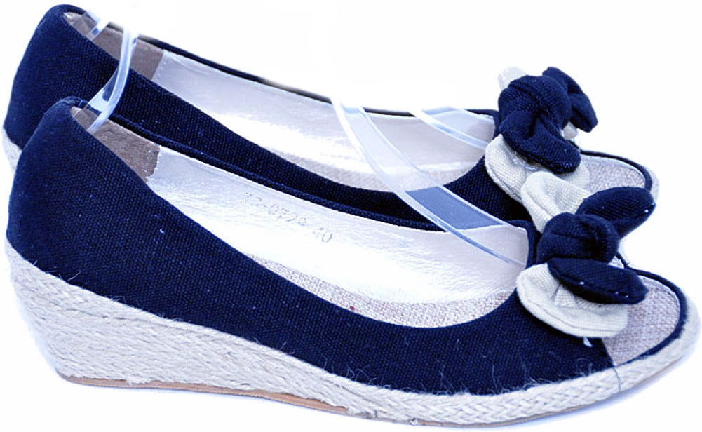 Cute_DOUBLE_BOW_Schleifen_CANVAS_Peep_Toe_WEDGES_-_Blau3Ehy2h0qi7Ir2n