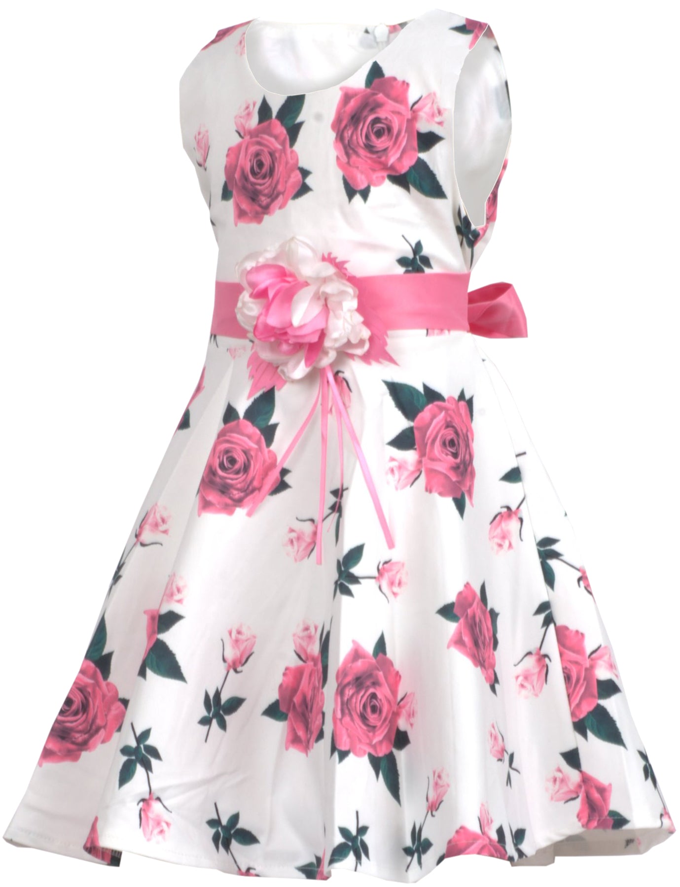 Cute_ENJA_ROSE_50s__FLORAL_Traeger_PETTICOAT_Kinder_SWING_DRESS_Kleid_Rosa_Killer_Kirsche-29XJTSH3dmGSh9