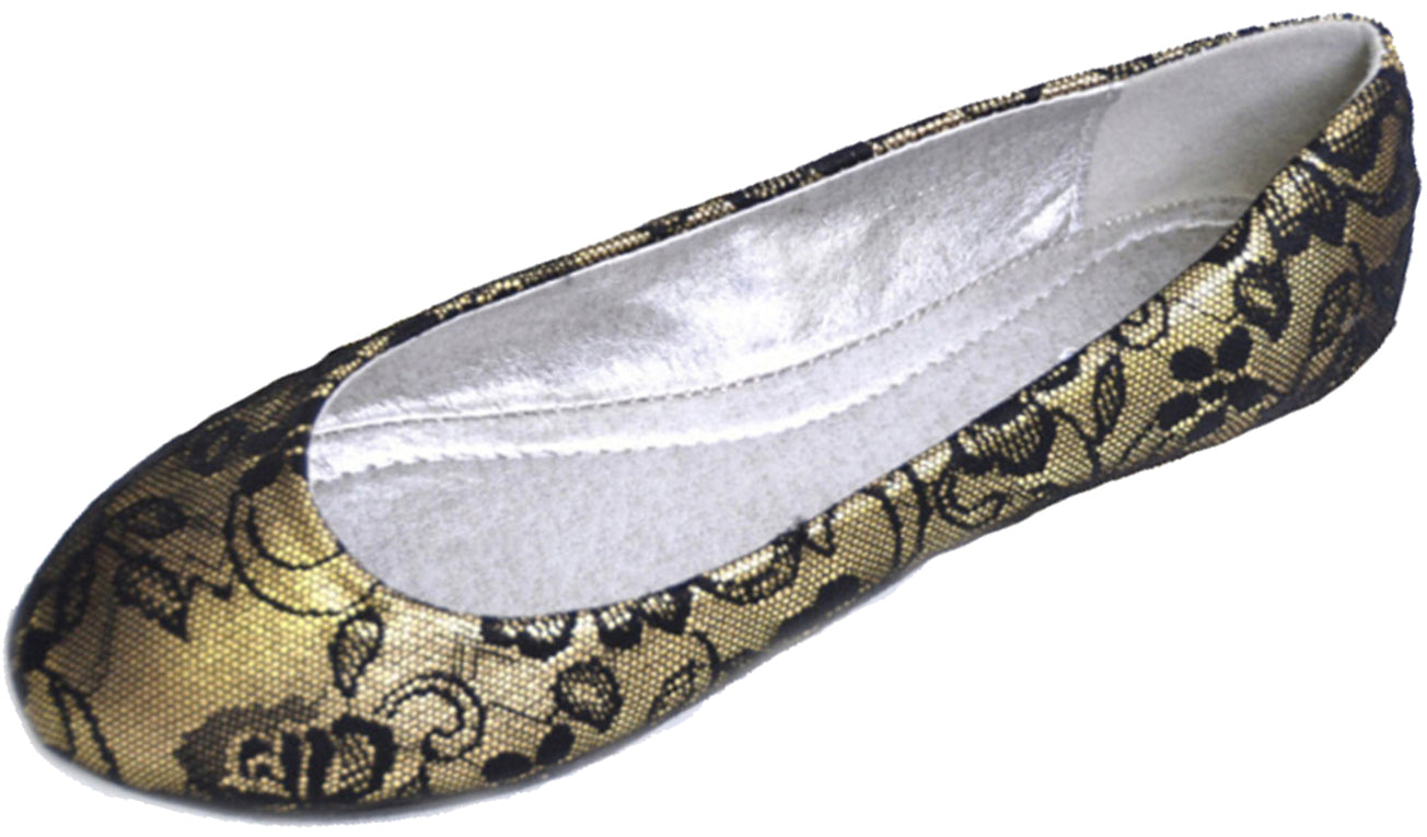 Cute_LACE_Spitzen_BALLERINAS_-_Gold