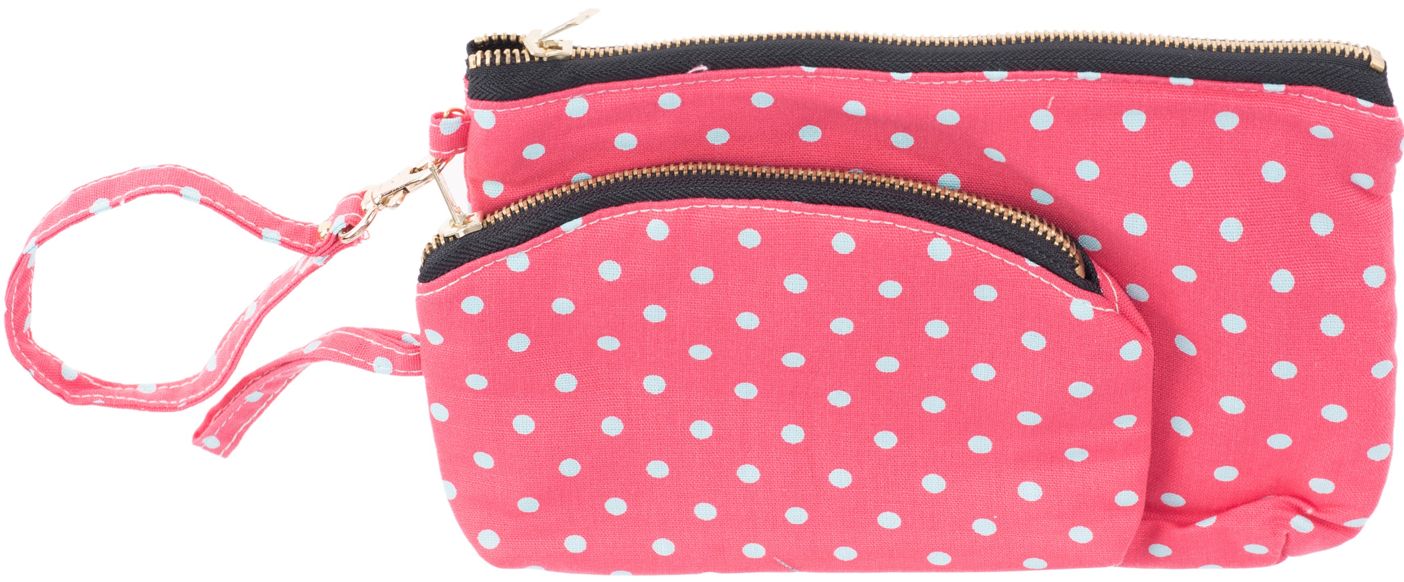 Cute_LAKEESHA_Polka_Dot_PUNKTE_Kosmetik_Tasche_Set_pinkckrNUxiZMA7DV