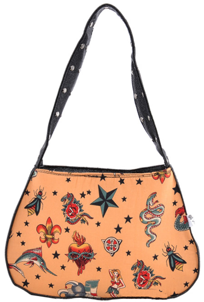 Cute_MEXICAN_SKULL_Retro_Nieten_BAG_Handtasche