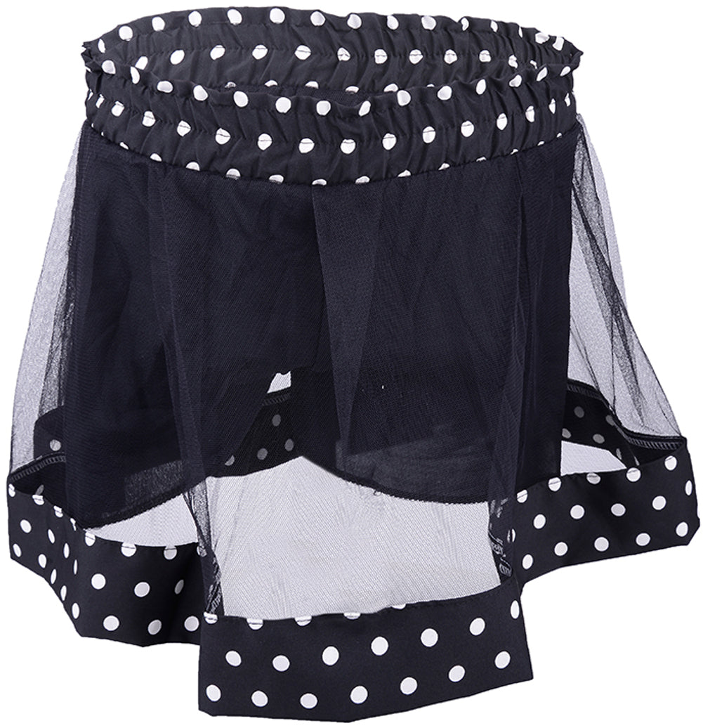 Cute_POLKA_Dots_PUNKTE_Tuell_KIDS_Swing_Skirt_Rock_schwarzMwTqZjYVrMXAj
