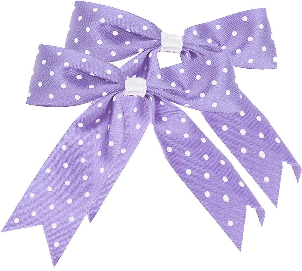 Cute_Polka_Dots_Schleifen_BOW_Haarspange_-_1_Paar_flieder
