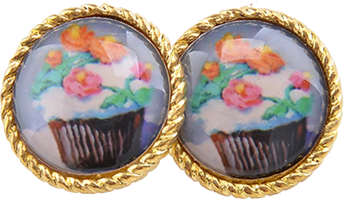 Cute_Retro_CUPCAKE_50s_Vintage_OHRSTECKER