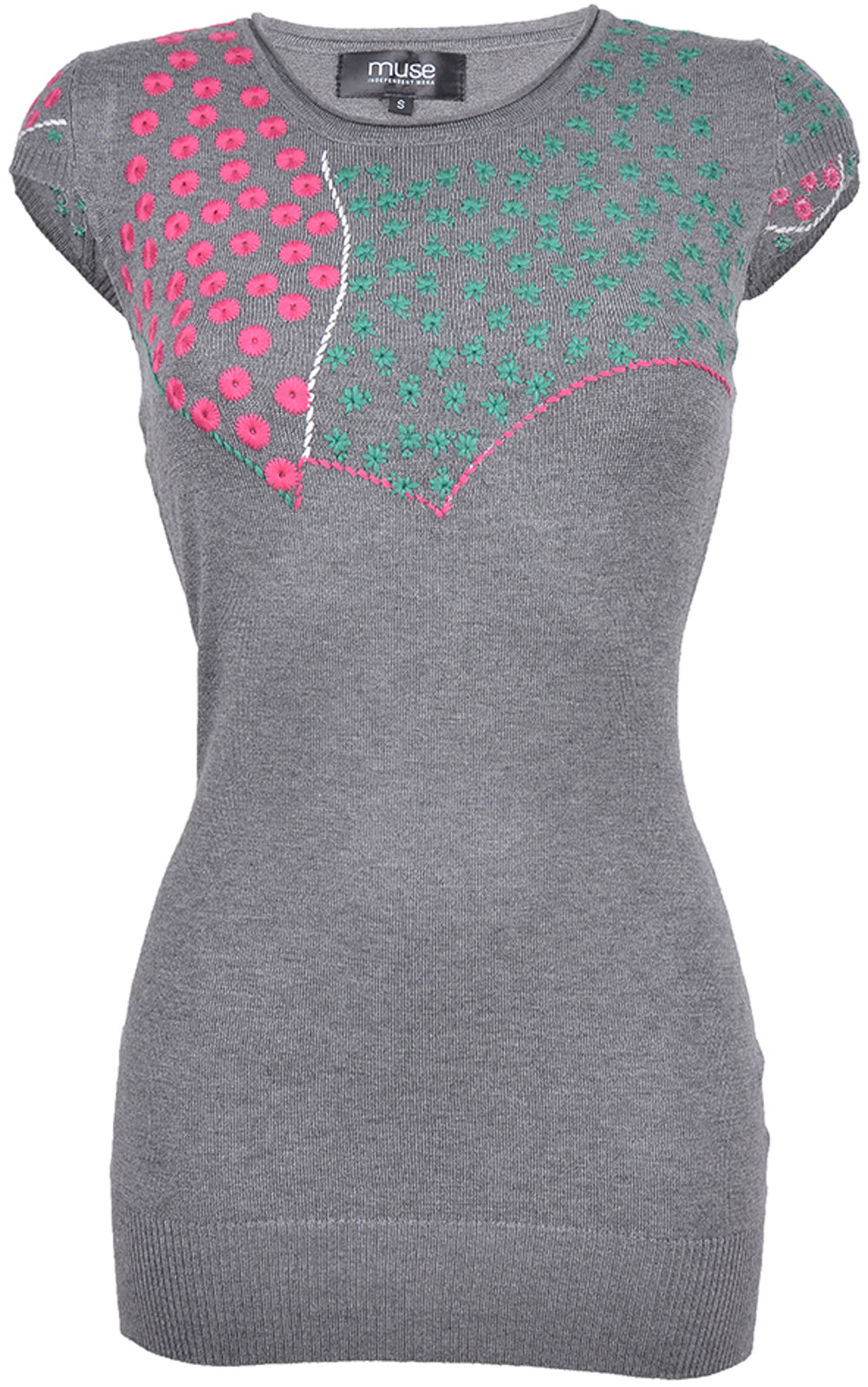 Cute_Retro_FLOWER_50s_Strick_LONGSHIRT_-_GrauKzsWF3RqFLC0Z