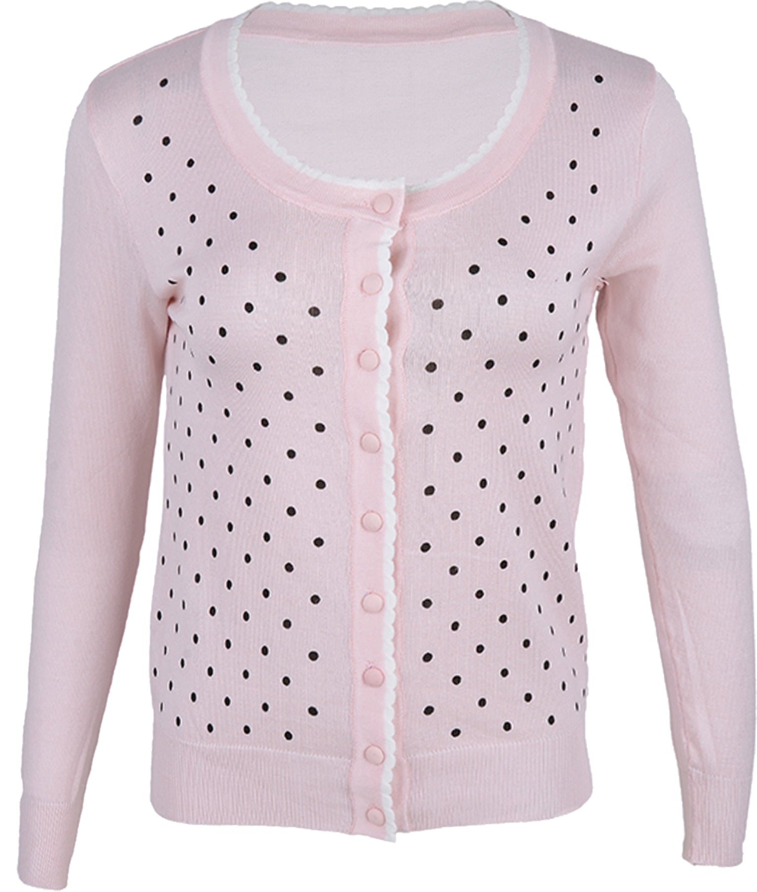 Cute_Retro_POLKA_DOTS_50s_Punkte_Strickjacke_CARDIGAN_-_Rosa_killer_kirscheGrlbR5DG73HqI