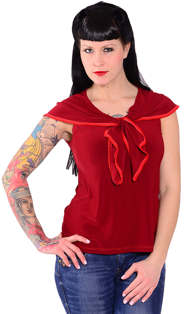 Cute_SAILOR_COLLAR_Knot_Volant_Basic_SHIRT_Top_rotQLnq1RVa7OIZ3