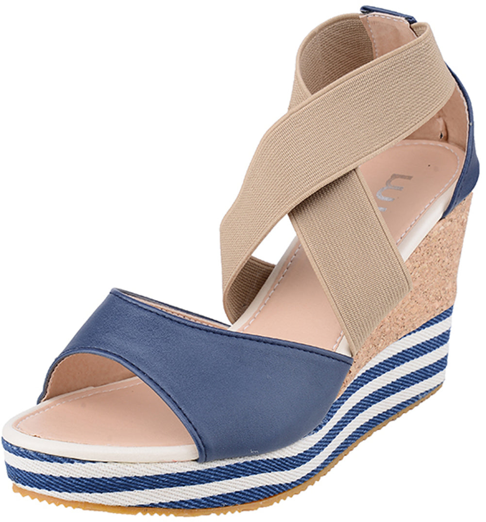 Cute_SAILOR_Kork_50s_Streifen_Keilabsatz_Riemchen_Blue_WEDGES_-_BlausbQEjOo76QrUN
