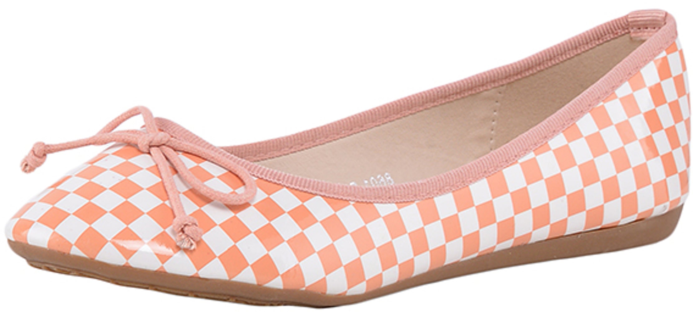 Cute_SKA_Schachbrettmuster_Bow_Retro_Lack_BALLERINAS