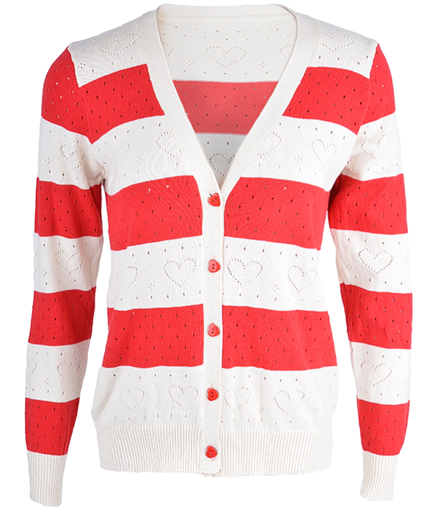 Cute_Streifen_HERZCHEN_Red_Stripe_50s_STRICKJACKE_Cardigan_-_Rot_killer_kirschewDhAH9LlaiiQ8