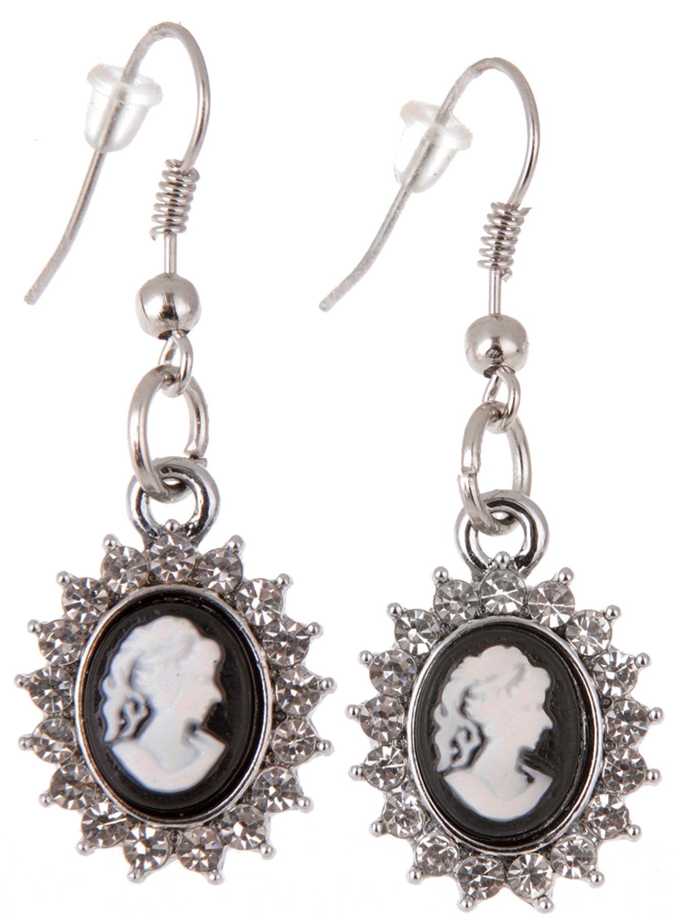 Cute_THEODORE_VINTAGE_CAMEO_Glitzersteine_Retro_Ohrhaenger_-_Schmuck_killer_kirsche