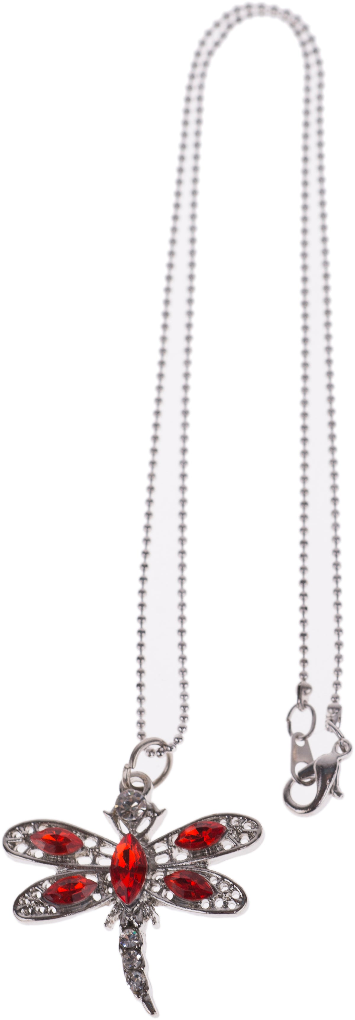 Cute_TRUDEL_Vintage_LIBELLE_Glitzersteine_Dragonfly_HALSKETTE_Necklace-2