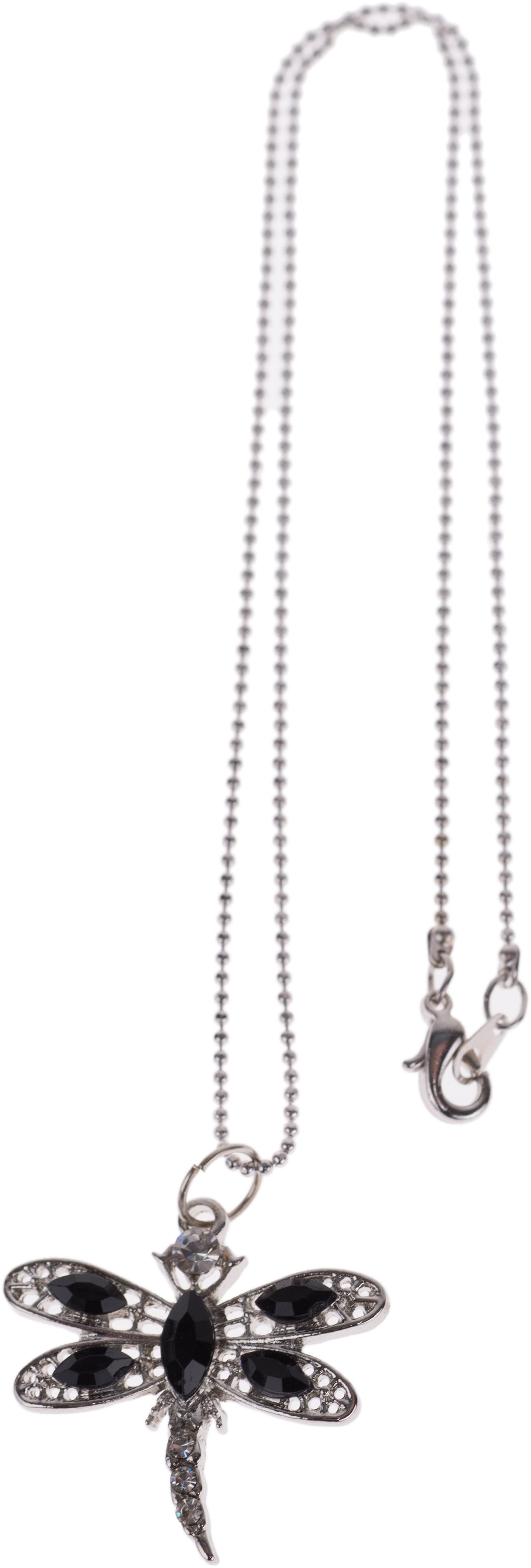 Cute_TRUDEL_Vintage_LIBELLE_Glitzersteine_Dragonfly_HALSKETTE_Necklace-4