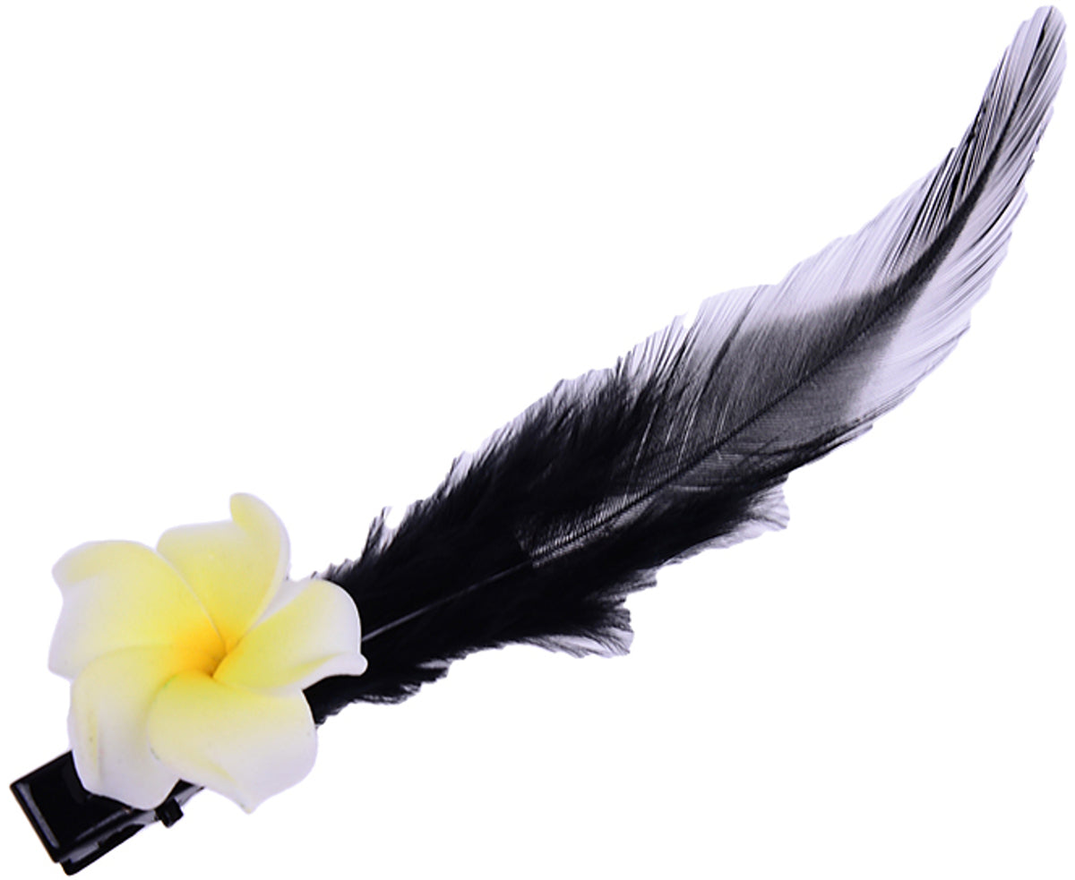 Cute_Tiki_FRANGIPANI_Federn_Feather_Flower_Blueten_HaarspangeaxJbJTCoYrWhR