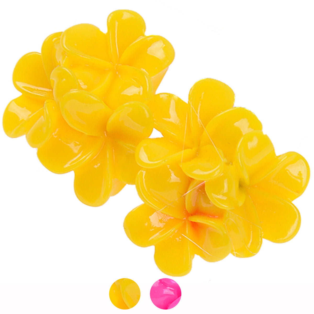 Cute_Tiki_FRANGIPANI_Flower_Blueten_Ohrstecker_koll